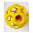 thumbnail image 1 of 9cm Diameter Hollow Ball Tpr Rubber Pet Toy Ball, Dog & Cat Toy, With Christmas Bell, Multicolor (Content Color Random), 1 of 3