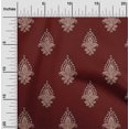 thumbnail image 1 of oneOone Viscose Chiffon Fabric Leaves|Floral & Paisley Block Print Fabric BTY 42 Inch Wide, 1 of 4