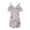 thumbnail image 5 of TIMIFIS Robe T-Shirt Décontractée d'Été pour Femmes, Robe Soleil Évasée, Couvre-Maillot de Bain de Plage - Été, 5 of 5
