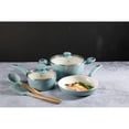 thumbnail image 4 of Gibson Plaza CafÃ© 7 Piece Aluminum Cookware Set, Sky with Soft Touch Bakelite Handle, 4 of 7