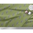 thumbnail image 3 of Soimoi Rayon Fabric Leaves & Floral Block Print Sewing Fabric Yard 42 Inch Wide, 3 of 3