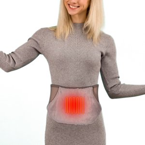 Ceinture de chauffage sûre Confortable USB Pad électrique Lavable Therapy Pad pour la crampe menstruelle Lombar Abdominal Leg Pain Relief