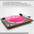 thumbnail image 4 of Acrylic Turntable Mat, Improved Sound Quality, Reduces StaticCrackle, Tighter Bass, Modern Design, Fits Standard 12inch Turntables, Musician Approved, For All 33 1/3rpm 45rpm, 4 of 8