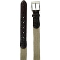 thumbnail image 2 of CTM®  Braided Elastic Stretch Belt with Croc Print End Tabs (Men's Big & Tall), 2 of 3