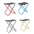 thumbnail image 4 of Tabouret Pliant en Tissu Oxford Chaise en Alliage Portable Intérieur Chasse Extérieur Randonnée Sac à Dos Extérieur Cour Arrière Jardin Camping Randonnée Alpinisme Siège Relaxant Rouge, 4 of 6