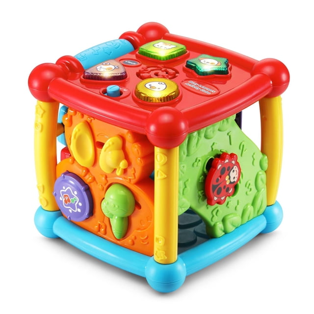 VTech Busy Learners Activity Cube - Educational Toy for Babies & Toddlers - French Version
