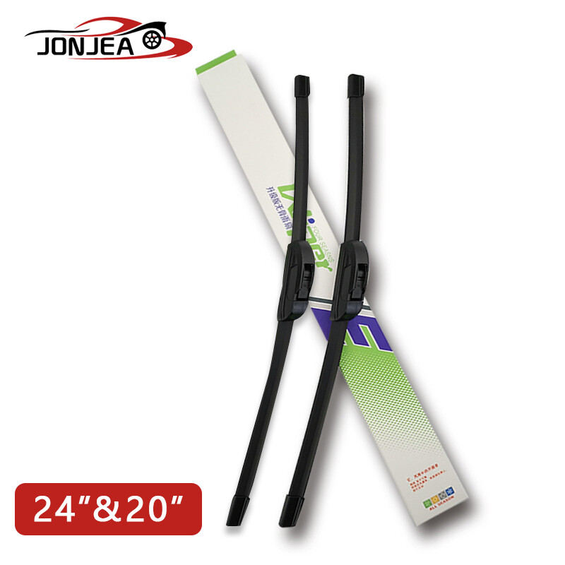 Set Front Wiper Blades Size 24" + 20" Windshield Wiper Blade Left + Right