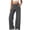 Grey, variant on Aocisk Women's Jeans Stretch Waist Skinny Denim Waist Flared Belt Pocket Wide Leg Stretch Jeans for Women for Comfortable and Daily Use Black L