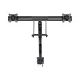 thumbnail image 2 of StarTech.com Support de Bureau à Double Bras pour Moniteur avec USB et Audio - Support VESA Mince à Mouvement Complet et Réglable pour Moniteurs Doubles jusqu'à 32 Pouces - Articulations Ergonomiques - Pince en C/patte d'Oeillet (ARMSLIMDUAL2USB3), 2 of 4