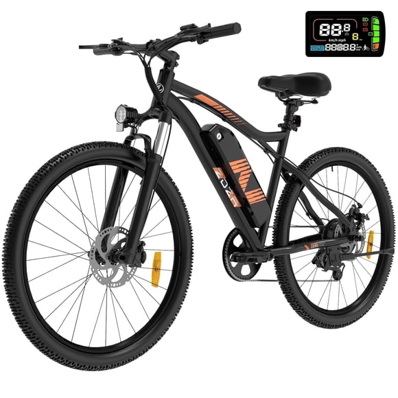 ZDZA Vélo Électrique 26”, Moteur de Pointe 1000W Vélo de Montagne Électrique, 35KM/H 36V 10.4AH Vélo Électrique Amovible pour Adultes, Bicyclette Électrique 7 Vitesses UL2849