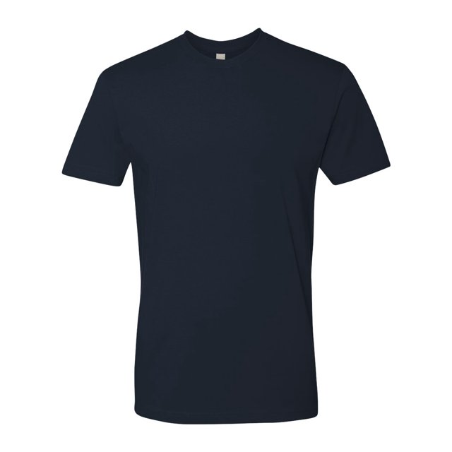 Next Level T-Shirt à Manches Courtes en Coton, m, Bleu Marine Minuit