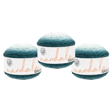 Lion Brand Mandala® Gradient Yarn #4 Medium/Worsted Yarn 150g/270m 3-Pack