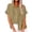 Khaki, variant on fheaev Button Down Shirts For Womens Dress Shirts Roll Up Short Sleeve Collared Blouses Lapel Neck Work Office Business Button Shirt Tunic Textured Top With Pockets