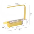 thumbnail image 3 of MTBLYS Telescopic Sink Caddy Kitchen Sink Basket with Extendable Arm Removable Over Sink Organizer Dish Sponge Storage Rack Countertop Drying Rack Kitchen Sink Accessories, 3 of 8