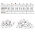 thumbnail image 4 of Riveting Nuts Flat Head Riveting Nuts Aluminum Galvanized 100Pcs Pull Riveting Nuts Aluminum Flat Head Vertical Hardware Accessories Wj-30045, 4 of 8