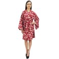 thumbnail image 2 of Bimba Robe Kimono à Manches Longues Imprimée Florale pour Demoiselle d'Honneur - 20, 2 of 5