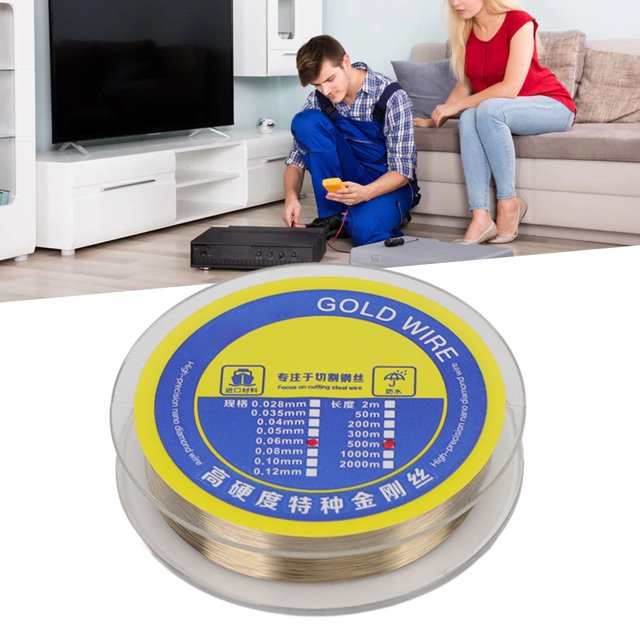 Screen Separation Line, Efficient Abrasion Resistance LCD Screen Separation Wire Tungsten Alloy Steel Strong Toughness For Maintenance 1000m/3280.8ft