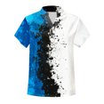 thumbnail image 4 of Cameland T-Shirt à Manches Courtes Décontracté d'Été pour Femmes, à Boutons, Col Rond, Chandail Blouse Hauts, 4 of 5