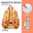 thumbnail image 4 of Cat Lover Gift Students Backpack with Adorable Cat-themed Print, Floral Cat Design, and Artistic Cat Print for Students and Students, 4 of 6