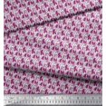 thumbnail image 3 of Soimoi Polyester Crepe Fabric Flower Artistic Printed Fabric 1 Yard 42 Inch Wide, 3 of 3
