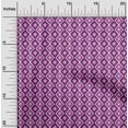 thumbnail image 1 of oneOone Georgette Viscose Fabric Geometric Flame Stitch_Printed Craft Fabric BTY 42 Inch Wide, 1 of 4