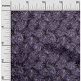 thumbnail image 2 of oneOone Rayon Violet Fabric Leaves Sewing Craft Projects Fabric Prints By Yard 56 Inch Wide, 2 of 4