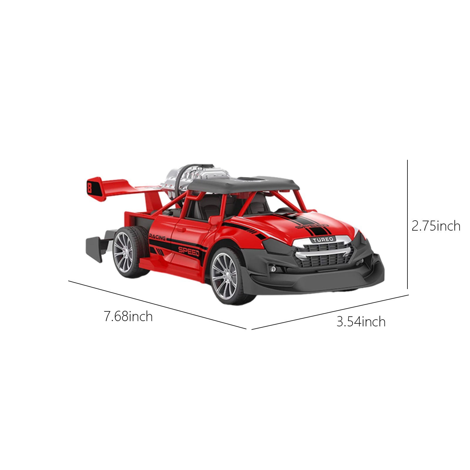 TIMIFIS Rc Cars Spray Remote Control Car 1:20 High-Speed Racing Car with Water Spray Remote Control Children's Toy Car Car Model