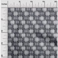 thumbnail image 1 of oneOone Cotton Poplin Fabric Check Kasuri Decor Fabric Printed BTY 56 Inch Wide, 1 of 4