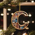 thumbnail image 3 of LSLJS 26 Letters Christmas Tree Decoration Pendant Christmas Tree Ornaments Personalized DIY Christmas Ornaments Christmas Decorations Xmas Tree Hanging Decor, 3 of 8