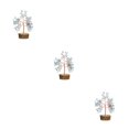 thumbnail image 2 of Maytalsory 1/2/3/5 Bonsai Crystal Tree - Exquisite Home Decoration With Natural Charm Wonderful Decoration Handmade light blue 3PCS, 2 of 6