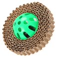thumbnail image 3 of Christmas Cat Scratch Toy Funny Bell Design Cat Play Toy Cat Interactive Toy, 3 of 4