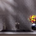 thumbnail image 5 of FASÄDE Ripple Decorative Vinyl Backsplash Panel in Galvanized Steel (6X6 Inch Sample, 5 of 5