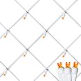 thumbnail image 2 of Novelty Lights 4x6 Net Lights, 100 Amber LEDs, 5mm Wide Angle Bulbs, 2 of 5