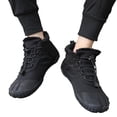 thumbnail image 1 of LSLJS Bottes de Randonnée Surdimensionnées pour Hommes à Tige Haute en Coton, Chaussures de Randonnée et de Tourisme, Bottes de Neige Chaudes en Peluche, Bottes de Neige pour Hommes, 1 of 9