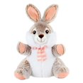 thumbnail image 1 of Way to Celebrate Easter Chubby Cheeks Bunny Plush Toy, Tan, 1 of 3
