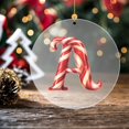 thumbnail image 3 of 26 Letter Ornament Cane Candy Letter Ornament, 3 of 5