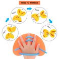 thumbnail image 2 of Swimming Hand Paddles Fins Adjustable Swim Training Hand Paddles for Adults/Children, 2 of 8