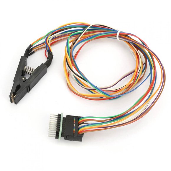 Gupbes Pince de Test 16 Broches SOP16 à DIP8 IC, Stable Utile Durable SOP16 à DIP8 IC Pince de Test, 16 Broches Pratique Neuf pour Câblage Facile Programmation Puce SOP16