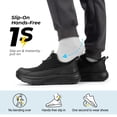 thumbnail image 2 of FitVille Chaussures de Marche à Enfiler Extra Larges pour Hommes avec Conception Mains Libres et Semelle EVA Absorbant les Chocs, 2 of 7