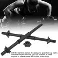 thumbnail image 3 of Weight Lifting Handles Plastic Grip Handles Gym Home Training Dumbbell Bars Firmness Build Strong Body for Home Exercise 45x2.4cm Relieve Stress, 3 of 7