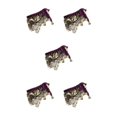 thumbnail image 1 of Thinsony Beautiful Belly Dance Waist Chain Intricate Dark Purple 5Set, 1 of 1