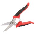 thumbnail image 1 of 180mm Finely Serrated 3CR13 Steel Compact Electrician Scissors Garden Scissors Multifunction Hand Pruners Plastic Scissors, Cuts Wire, Insulation, Soft Cable and More, 1 of 8