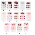 thumbnail image 3 of relayinert False Nail Removable Wearable Simple to Apply Smooth Surface Various Shapes Fake Fingernail Strong Viscosity Charming Paster 38, 3 of 7
