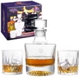 thumbnail image 1 of Ensemble de Carafe à Whisky Crown Royal, 750 mL, avec 2 Verres à Boire, 1 of 5