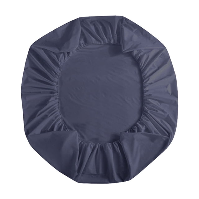 Maplenight King Size Fitted Sheet in blue, a cooling bed sheet for hot sleepers. Made of breathable polyester with waterproof TPU coating to protect mattresses. Elastic edges ensure a secure fit. Machine washable and quick-drying for hassle-free maintenance.