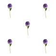 thumbnail image 2 of Baohd 1/2/3/5 10pack/lot Realistic Appearance Artificial Flower For Party Decor And Home Decor Purple 5PCS, 2 of 6