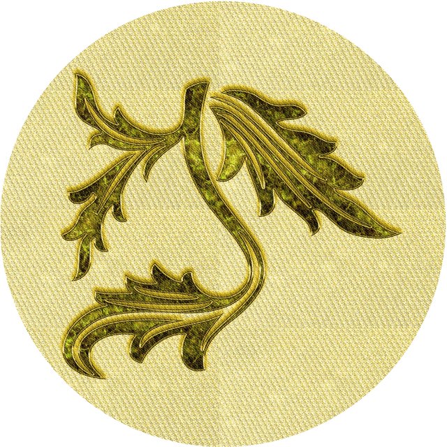 Ahgly Company Tapis Rond Lavable en Machine Intérieur Transitionnel Jaune Soleil, 3 Pieds Rond