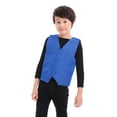 thumbnail image 2 of TOPTIE Kid Vest Volunteer Activity Waistcoat Party Costume Vests - BLUE, 2 of 8