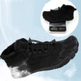 thumbnail image 4 of LSLJS Bottes de Randonnée Surdimensionnées pour Hommes à Tige Haute en Coton, Chaussures de Randonnée et de Tourisme, Bottes de Neige Chaudes en Peluche, Bottes de Neige pour Hommes, 4 of 9