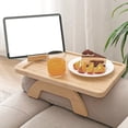 thumbnail image 3 of Sofa Arm Tray Table, Slip  Sofa Armrest Tray Clip On Rotating Bracket  For Family, 3 of 8